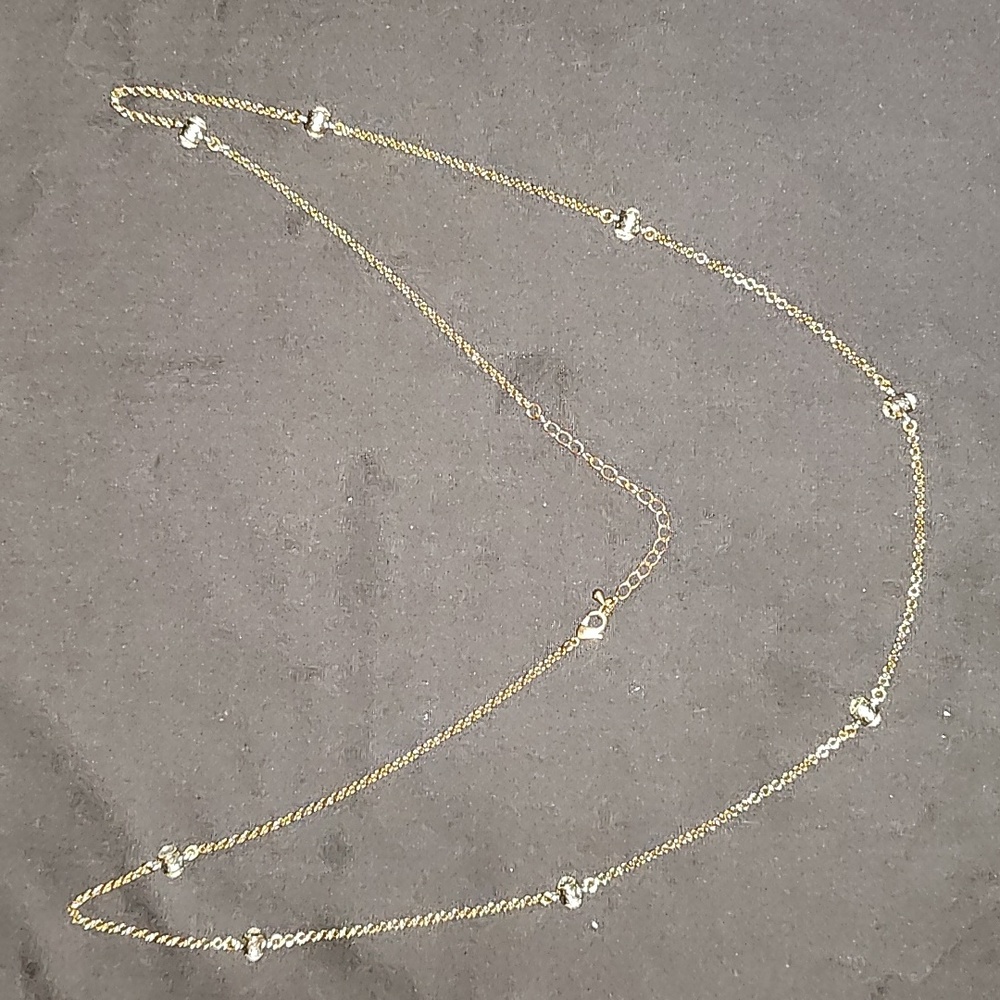 Silver and Gold Necklace